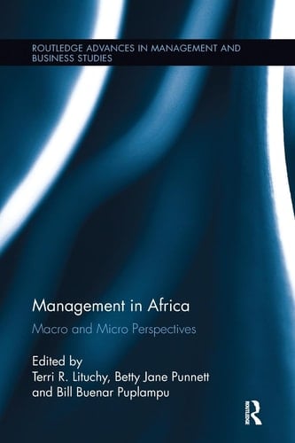 Management in Africa Macro and Micro Perspectives