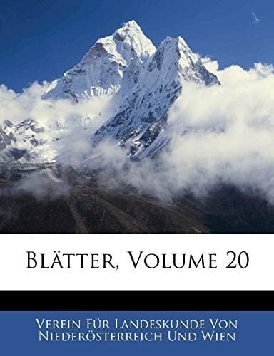 Blätter, XX JAHRGANG (German Edition)