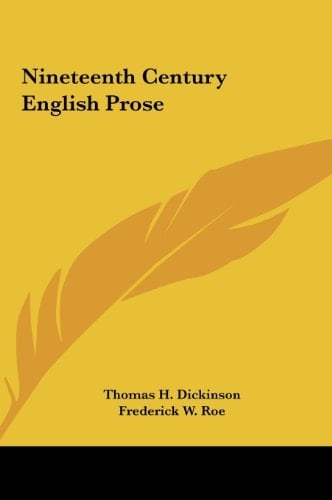 Nineteenth Century English Prose