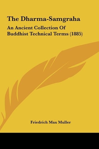 The Dharma-Samgraha: An Ancient Collection of Buddhist Technical Terms (1885) (Russian Edition)