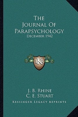 The Journal Of Parapsychology: December 1942
