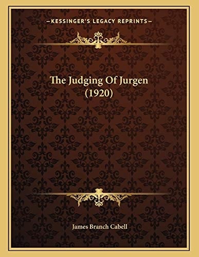 The Judging Of Jurgen (1920)