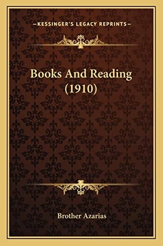Books And Reading (1910)