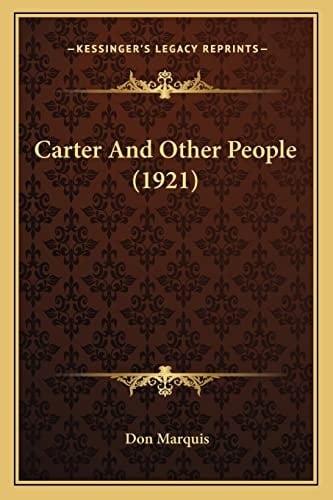 Carter And Other People (1921)