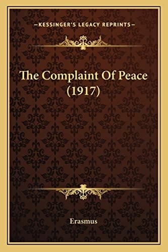 The Complaint Of Peace (1917)