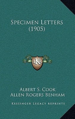 Specimen Letters (1905)