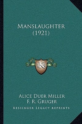 Manslaughter (1921)