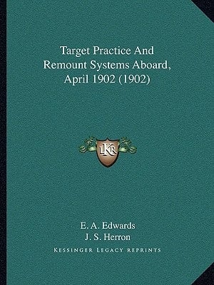 Target Practice And Remount Systems Aboard, April 1902 (1902)