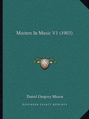 Masters In Music V1 (1903)