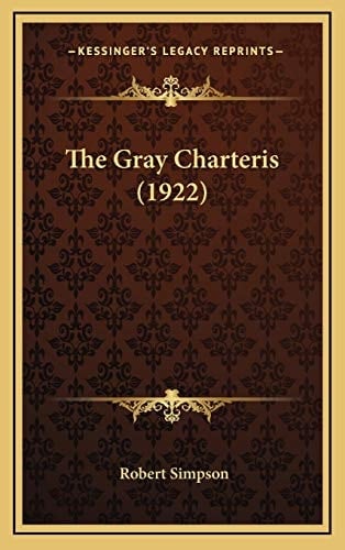 The Gray Charteris (1922)