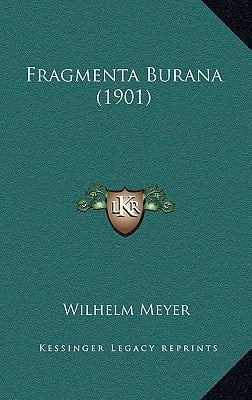 Fragmenta Burana (1901) (German Edition)