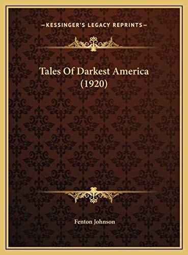 Tales Of Darkest America (1920)