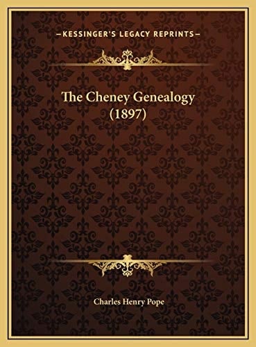 The Cheney Genealogy (1897)