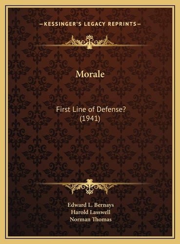 Morale: First Line of Defense? (1941)