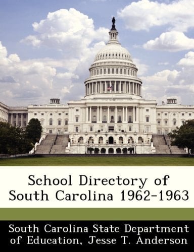 School Directory of South Carolina 1962-1963