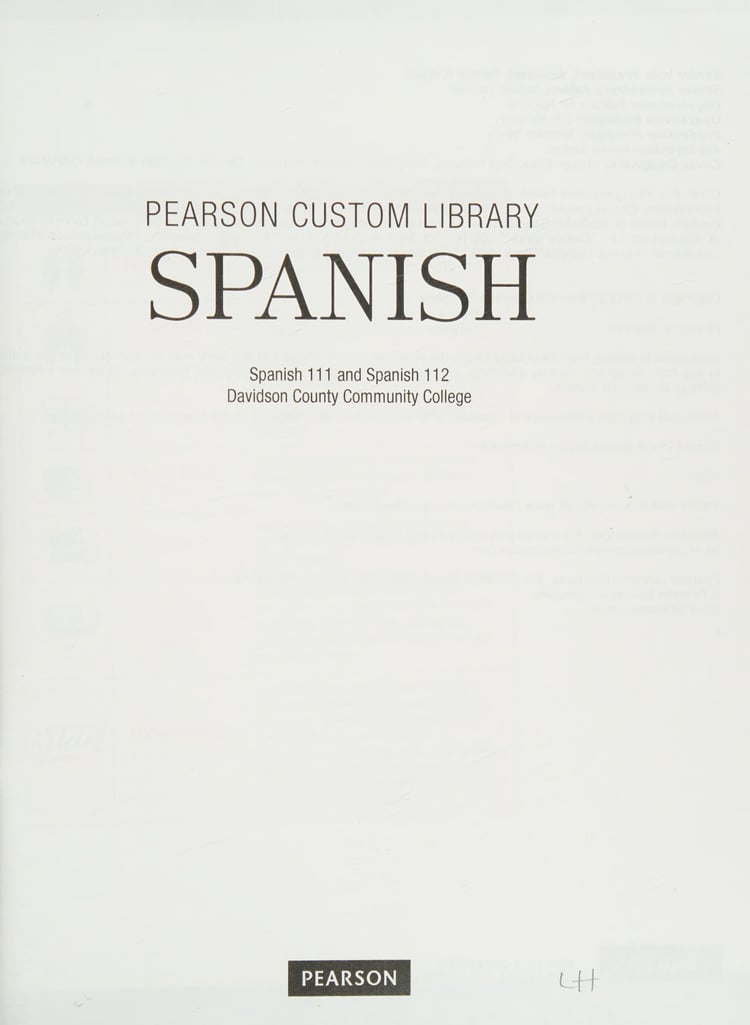 Pearson Custom Library