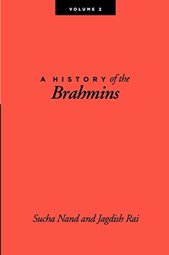 A History of the Brahmins