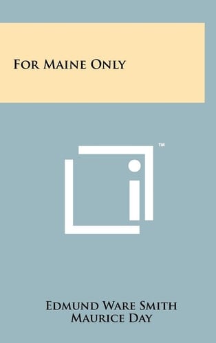 For Maine Only