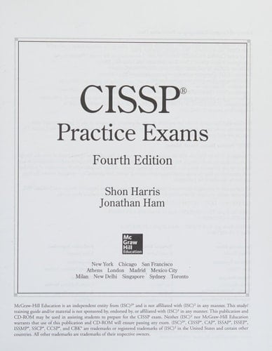CISSP Practice Exams, Fourth Edition