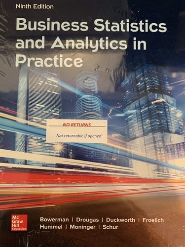 Business Statistics in Practice