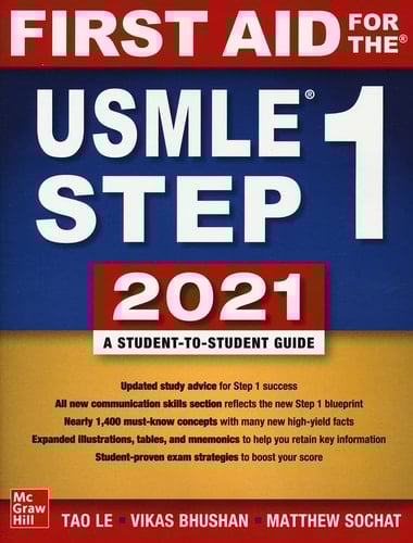 First Aid for the USMLE Step 1 2021, Thirty first edition