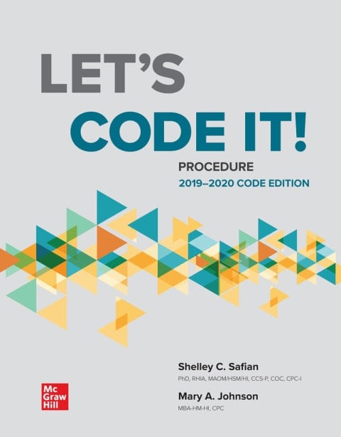LET'S CODE IT! PROCEDURE 2019-2020 CODE EDITION