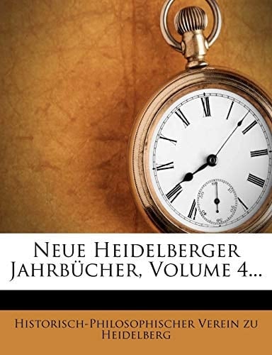 Neue Heidelberger Jahrbücher, Volume 4... (German Edition)