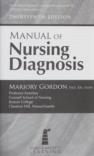 Manual of Nursing Diagnosis .