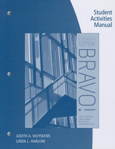 SAM Workbook: Bravo!, 8th