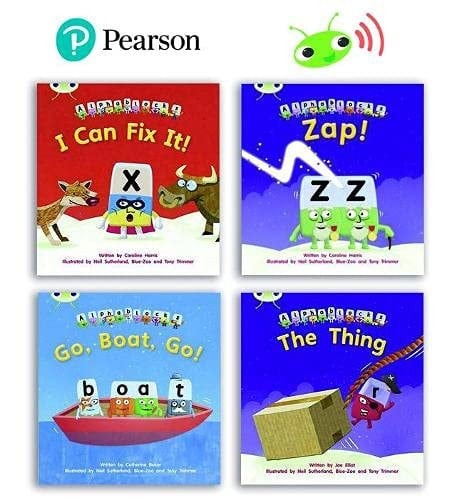 Learn to Read at Home with Alphablocks: Phase 3 - Reception term 2 (4 fiction books) Pack B