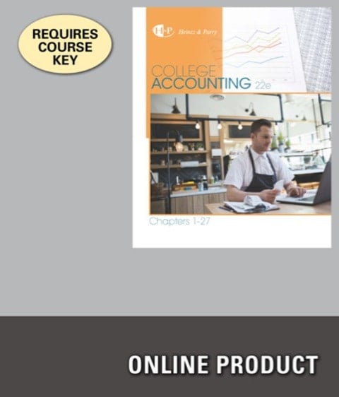 Cengage Learning's Online General Ledger for Heintz/Parry's College Accounting