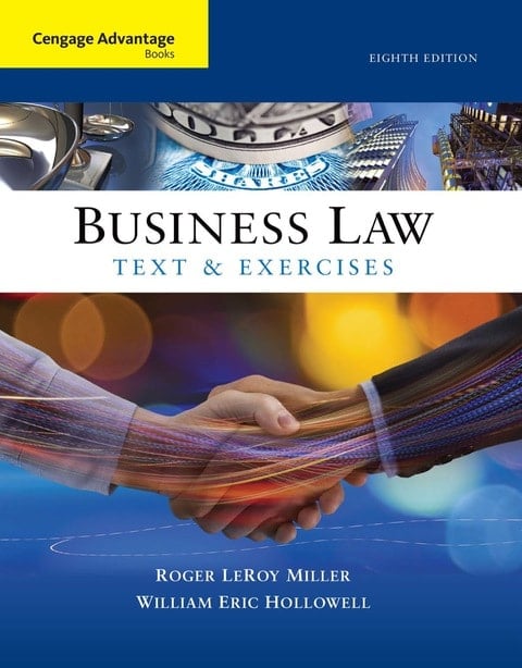 Cengage Advantage Books: Business Law: Text and Exercises
