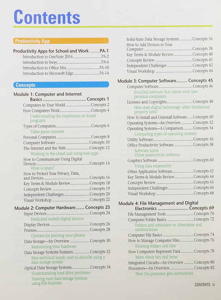 Illustrated Computer Concepts and Microsoft Office 365 & Office 2016