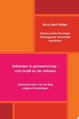 Volharden in gemeenschap - voor Isra‘l en de volkeren