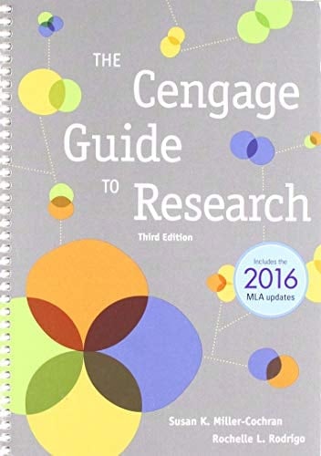 CENGAGE GUIDE TO RESEARCH + LMS INTEGRATED MINDTAP, ENGLISH, 1-TERM ACCESS 2016 Mla Update