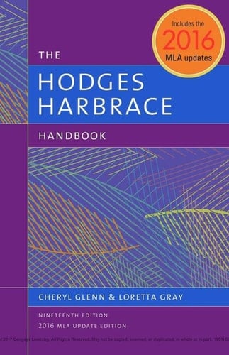 Hodges Harbrace Handbook, 2016 MLA Update