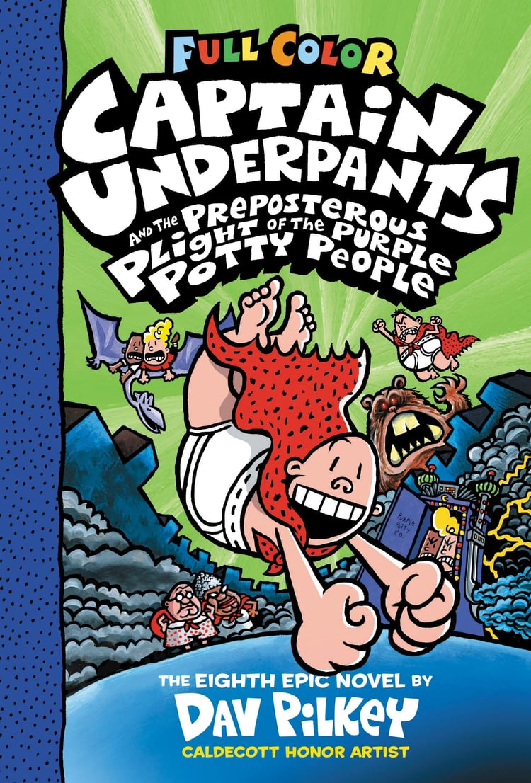 Captain Underpants and the Preposterous Plight of the Purple Potty People Full Color