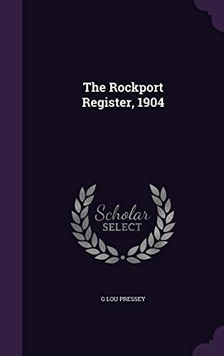The Rockport Register, 1904