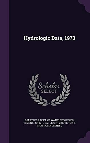 Hydrologic Data, 1973