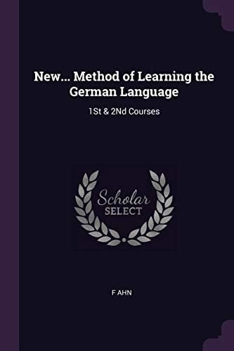 New... Method of Learning the German Language 1St & 2Nd Courses