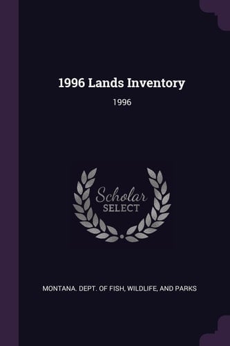 1996 Lands Inventory 1996
