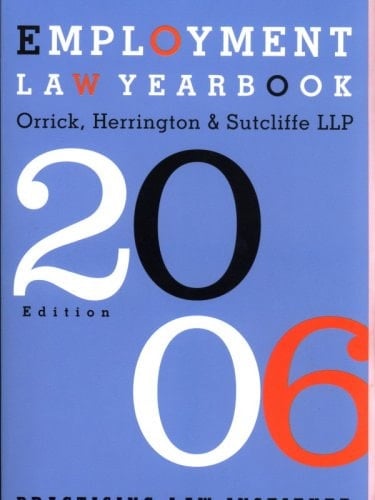 Employment Law Yearbook 2006