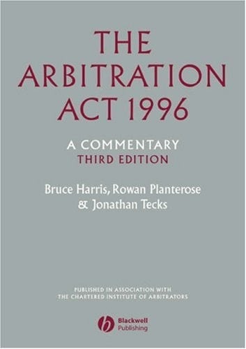 The Arbitration Act 1996 A Commentary
