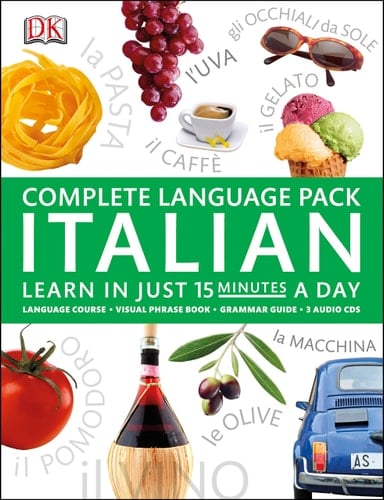 Complete Language Pack Italian Learn in Just 15 Minutes a Day