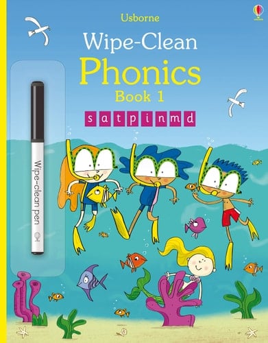 Wipe Clean Phonics Book 1
