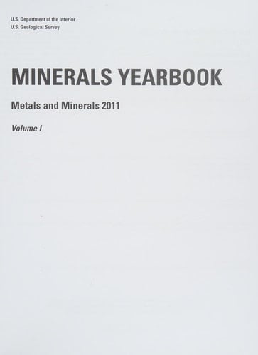 Minerals Yearbook Metals and Minerals