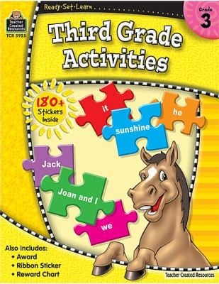 ReadySetLearn 3rd Grade Activities With Stickers