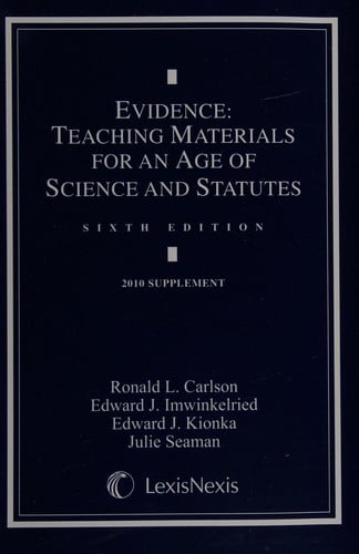 Evidence Teaching Materials Etc (2010 Suppl)