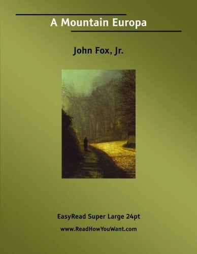 A Mountain Europa [EasyRead Super Large 24pt Edition]