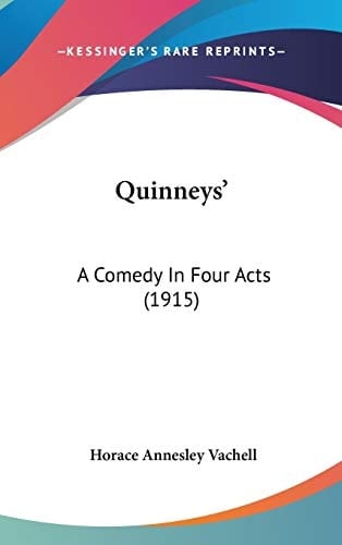 Quinneys' A Comedy In Four Acts (1915)